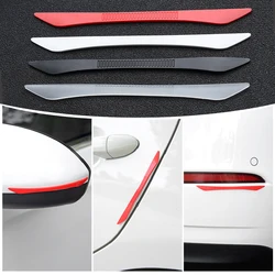 Car Door Guard Edge Protector Anti-collision Strip Auto Rearview Mirror Protection Sticker Front Rear Bumper Rubber White Black