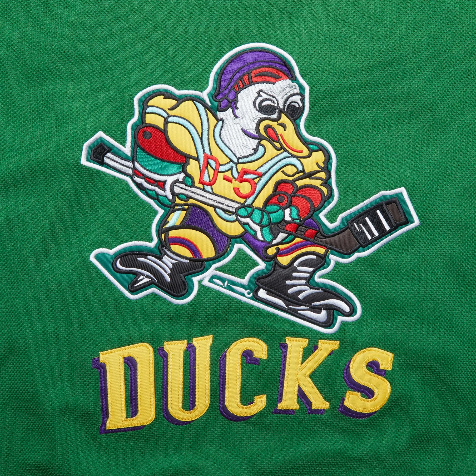 HAN DUCK green ducks Embroidery hockey jersey street shirt #66 BOMBAY #44 REED #33 GOLDBERG #21 PORTMAN