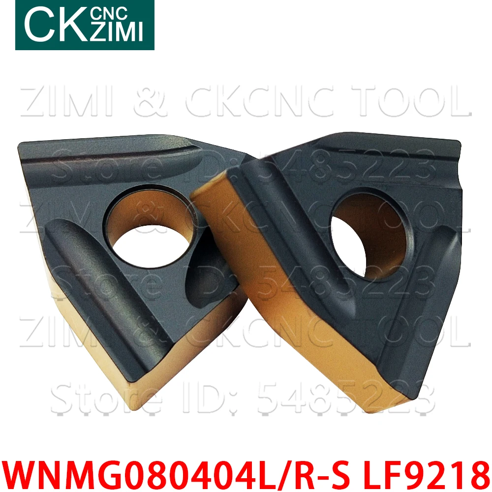 WNMG080404R-S LF9218 WNMG080404L-S LF9218 Hartmetall stoßen Interne Externe Drehen Insert CNC Drehmaschine cutter werkzeug WNMG für stahl