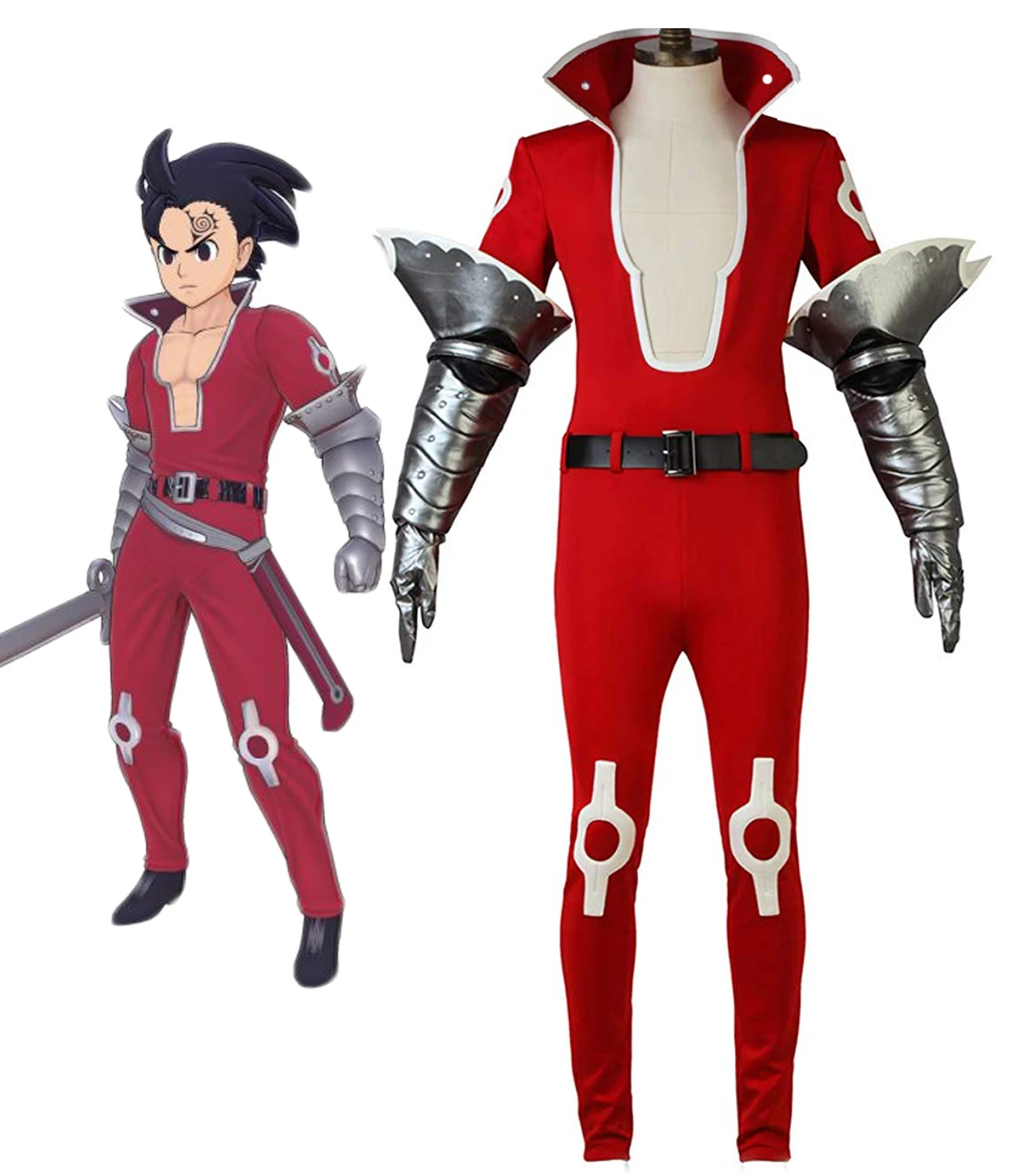 

The Seven Deadly Sins Zeldris Cosplay Costume Full Set Custom Made