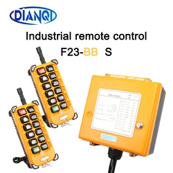 F23-BB Industrial Wireless Radio remote controller switch speed control Hoist Crane Control Lift Crane DC 24V 12V AC 220V 380V