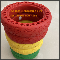 8.5 Inch Front Rear Honeycomb Hollow Tire Type Wheel For Xiaomi Mi M365 1S Pro Electric Scooter Accessories Anti Puncture Tire