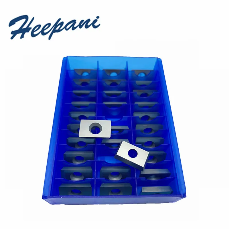 

10pcs XDHW150308 YC30S YD201 CNC Indexable Carbide Milling Inserts Carbide Tips Square Spiral End Milling Blade