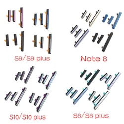 Botão lateral para samsung nota 8, s8, s9, s10 plus, botão de volume, reparação on/off, novo