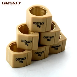 6PC Racing Quality Roller Weights 25x20mm 16grams For Kymco X Citing i ABS 400cc 2013-2015 Scooter