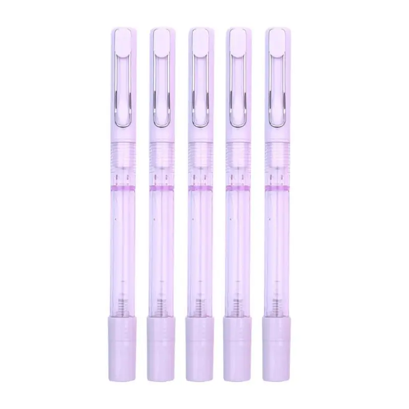 

2024 New 5Pcs 10ml Spray Pen Portable Refillable Writing Alcohol Spray Mister Gel Pens