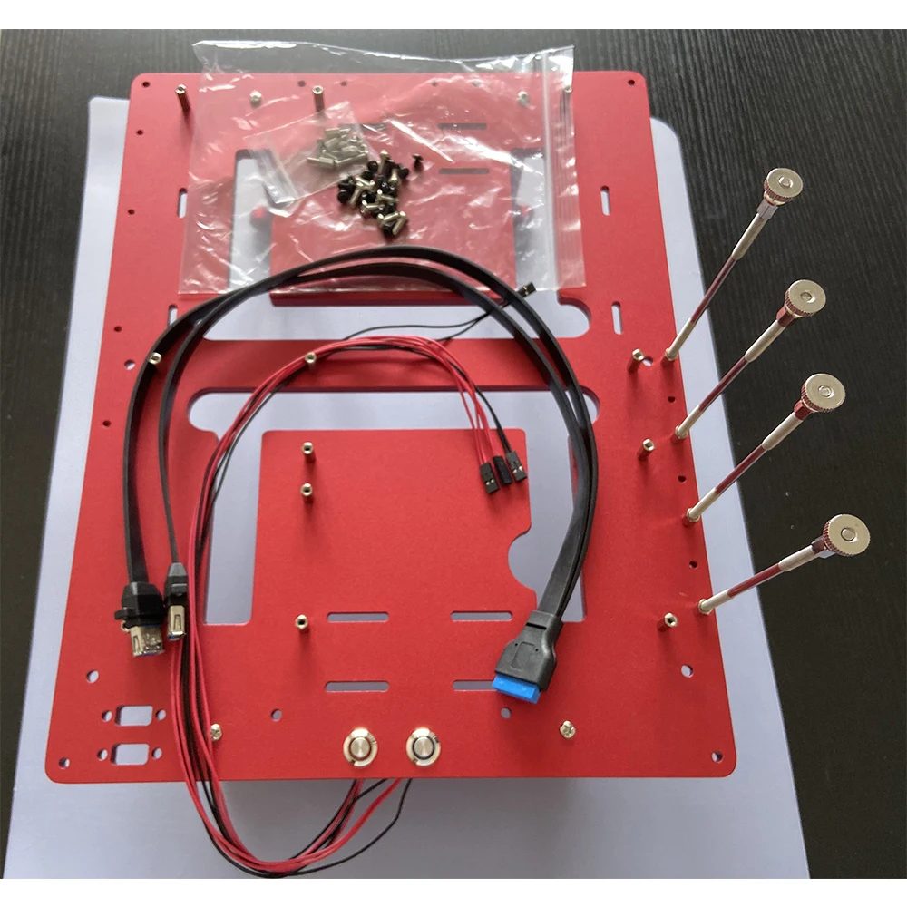 Banco de teste ao ar livre caso do computador mini itx matx atx quadro do computador usb 3.0 ventilador de refrigeração de água diy mod overclocking