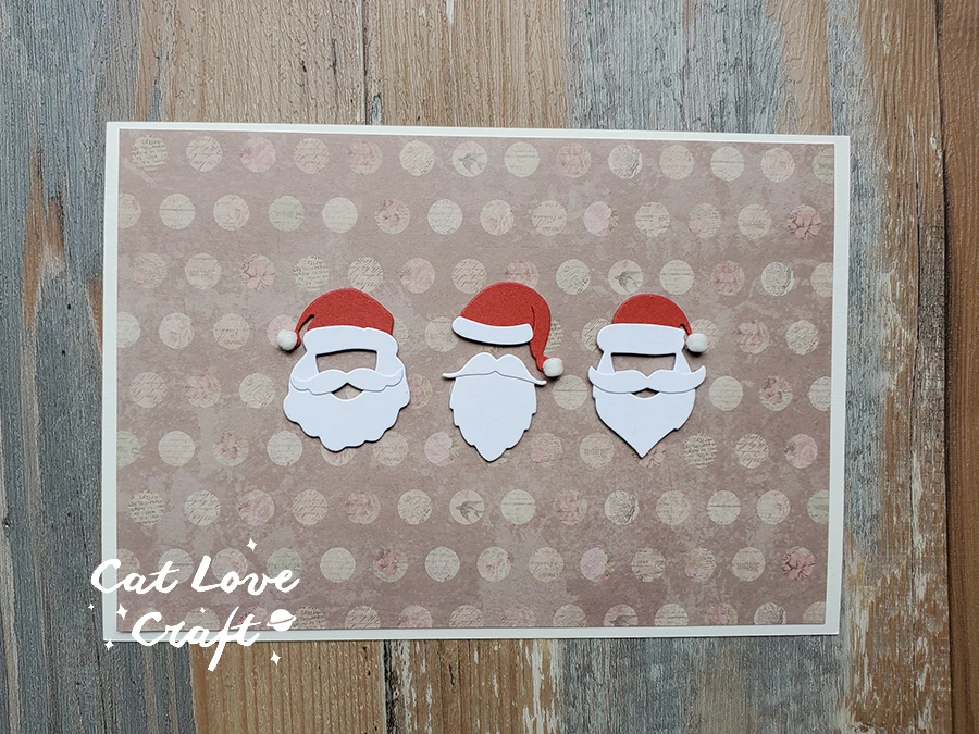 Catlove Christmas Santa Claus Metal Cutting Dies Scrapbooking Stencil Die Cuts Card Making DIY Craft Embossing New Dies For 2021