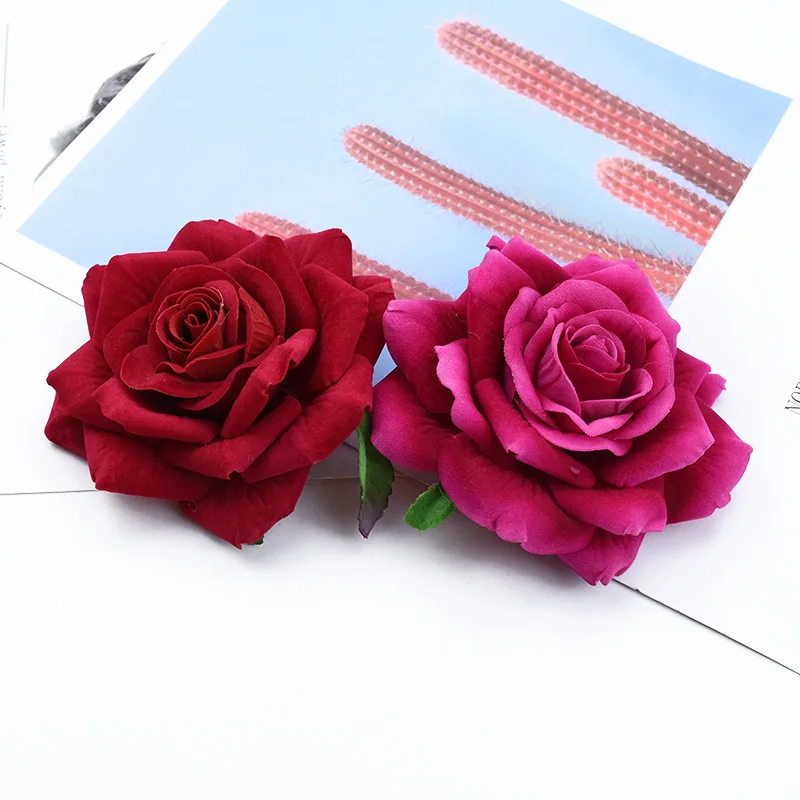 30/50 Stück künstliche Blumen für Zuhause, Raumdekoration, Hochzeit, Brautaccessoires, Ausverkauf, DIY-Geschenke, Boxen, Sammelalbum, Braut-Brosche – Detail 2