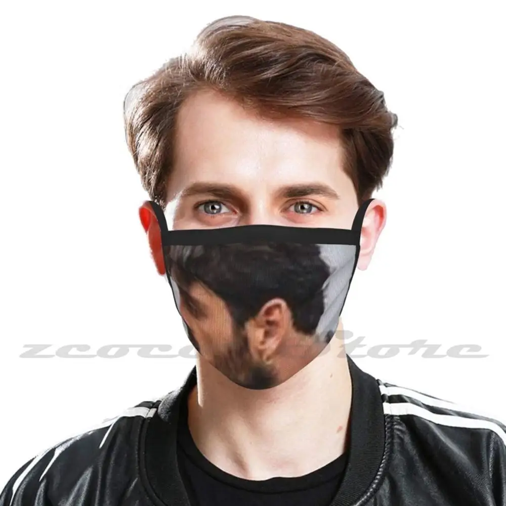 _ Morrone Custom Pattern Washable Filter Pm2.5 Adult Kids Mask Morrone Morrone Thomas Travolta Shia Labeouf Shia Labeouf Tom