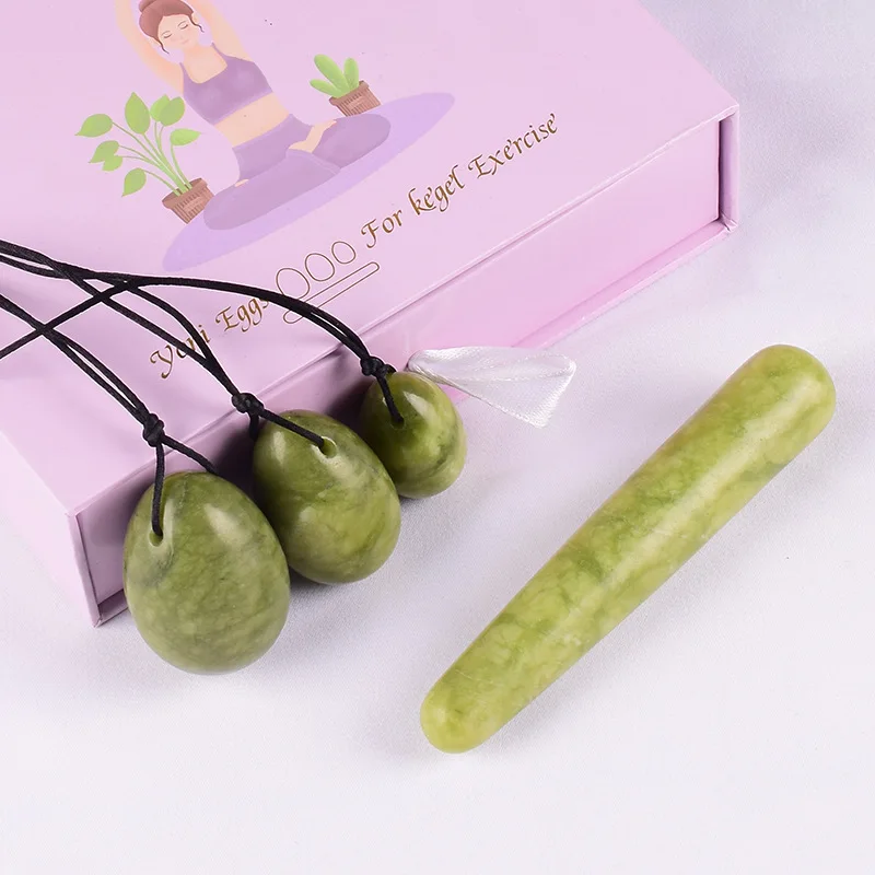 

Gouache Stone Yoni Egg Vaginal Massage Balls Women Pelvic Kegel Exercise Jade Eggs Vaginal Muscles Tightening Yoni Wand Massager