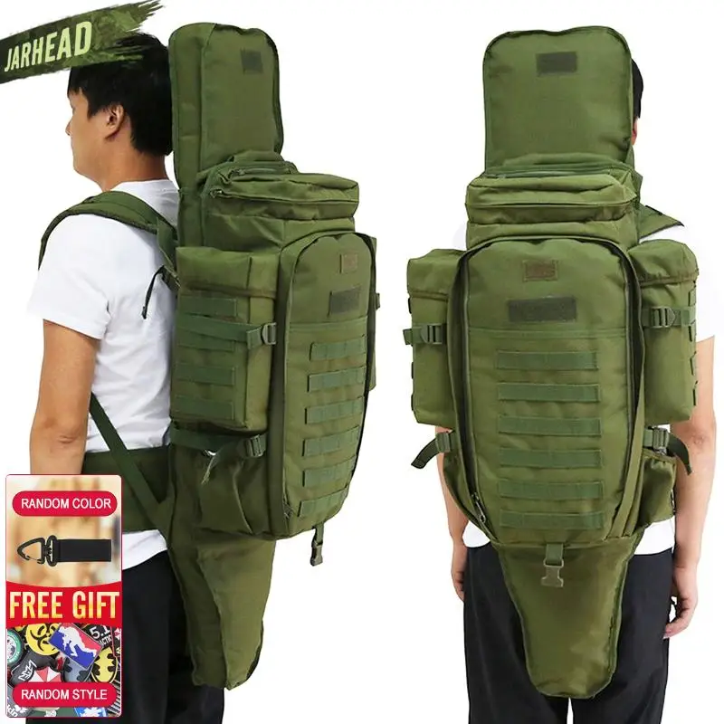 Mochila Combinada Militar Multifuncional para Homens, Mochilas Rifle, Mochila de Assalto Tático, Viagem e Trekking, Grande Capacidade, 911, 70L