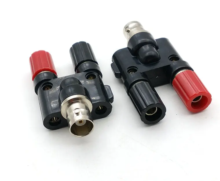 

10pcs new BNC female jack to 4MM Twin dual Banana Jack Female Coaxial Adapter connector