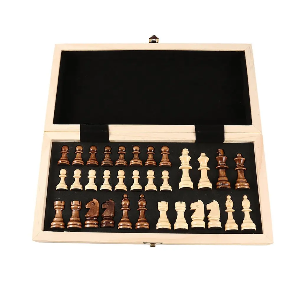 

International Chess Set Teaching Competition Oversized Chessman Luxurious Premium Gift Box Solid Wood Chess Board