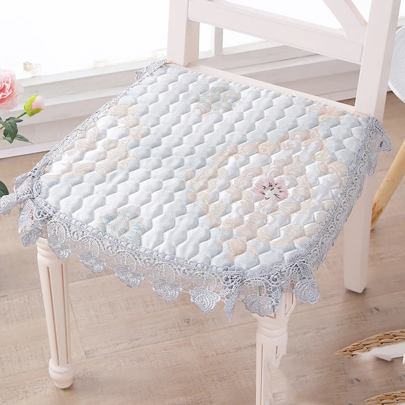 القطن خط كرسي وسادة مريحة مكتب البراز مقعد حصيرة 16 ألوان كرسي الجلوس وسادة الدانتيل حافة ديكور المنزل وسادة الظهر العالمي