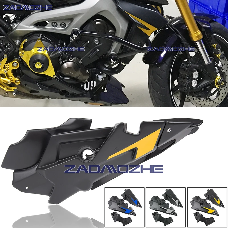 

Для YAMAHA MT09 FZ09 FJ09 Tracer 900 GT Bellypan нижний спойлер обтекатель 2013-2019 MT FJ FZ 09 MT-09 FZ-09