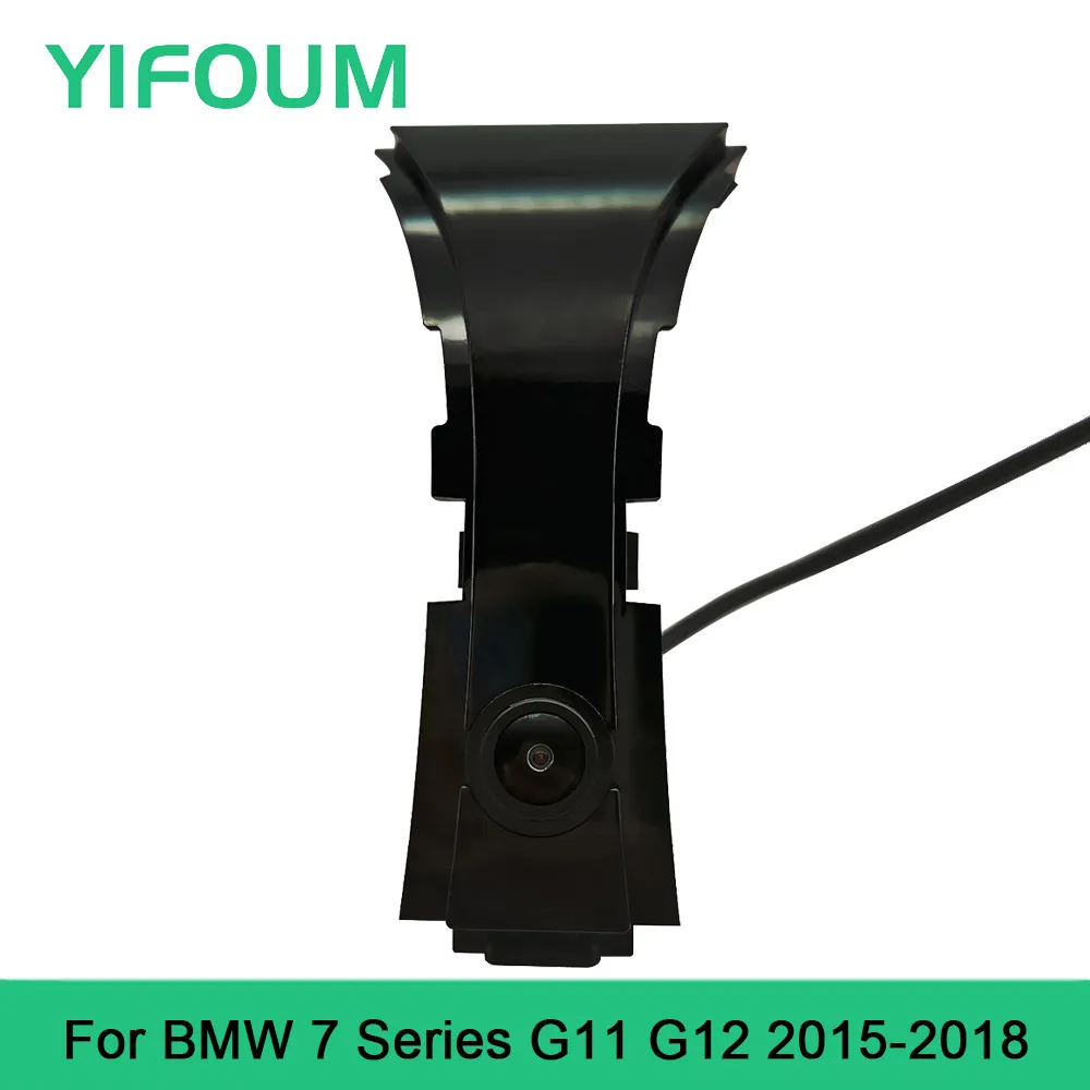 YIFOUM HD CCD Car Front View Parking Night Vision Positive Waterproof Logo Camera For BMW 7 Series G11 G12 2015 2016 2017 2018