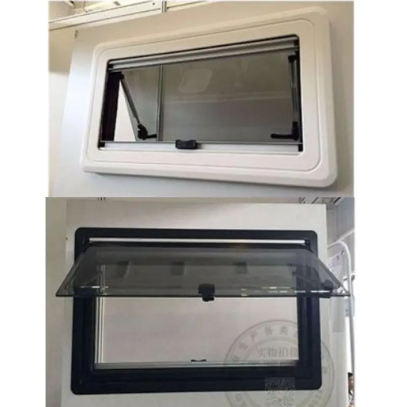 

RV Caravan Camper Van 350*280 Hinged Push-Out Window Ventilation Hatch Karavan Mobile Motor home Boat