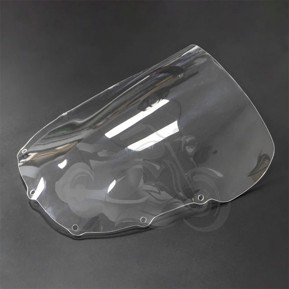 Fit For ZZR1100 1990 1991 1992 Clear Black Motorcycle Windshield Windscreen Fit for ZX-11 ZX 1100 ZZR 1100 C ZX1100 ZX11