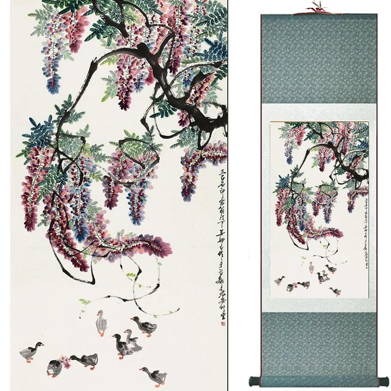 

Flowers painting Chinese traditional art painting home decoration paintings20190817046