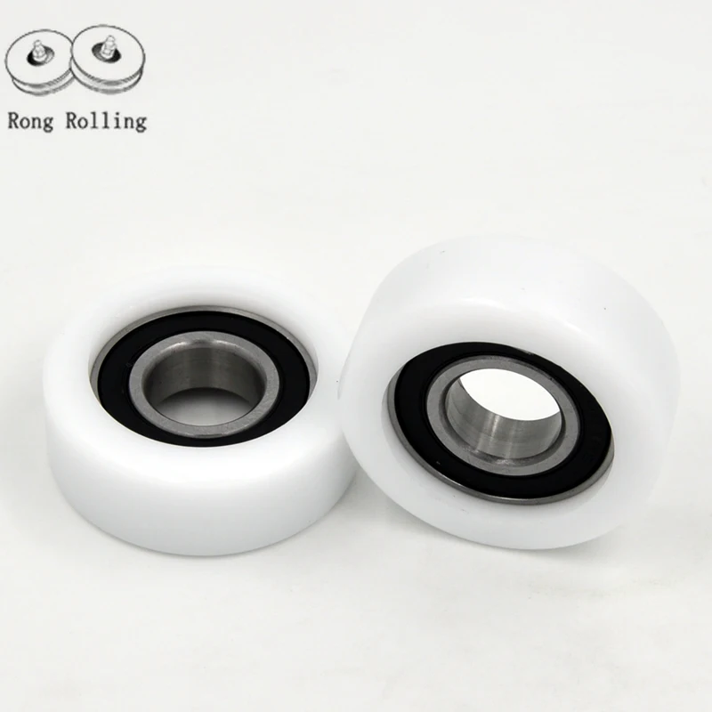 20*56*20 2.5 inch 6004RS Plastic coated pulley,polyurethane POM materail,bearing steel 6004RS bore 20mm,diameter 56mm.