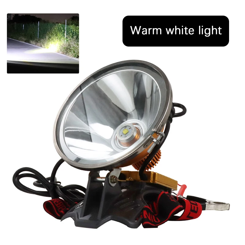 Portable Outdoor Headlight Powerful P70 Focusable Hunting Lamp 12V Waterproof Fishing Light