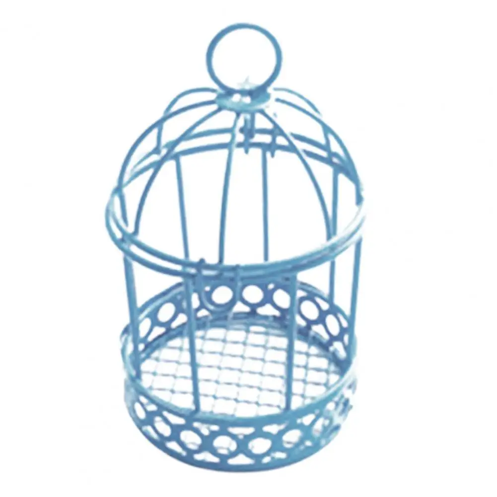 Decorative Bird Cage Ornament Durable Wear Resistant Iron Wedding Garden Decor Candle Box for Party Photograph Prop Dropshipping