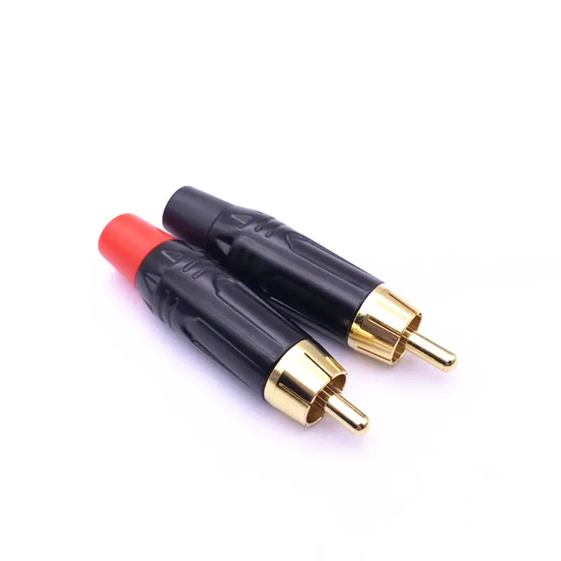12 Cái/lốc Tốt Hàng Chất Lượng Đồng Mạ Vàng Cổng Kết Nối RCA RCA Nữ Cắm Cho Âm Thanh Vidiod Đầu Nối Dây Cắm