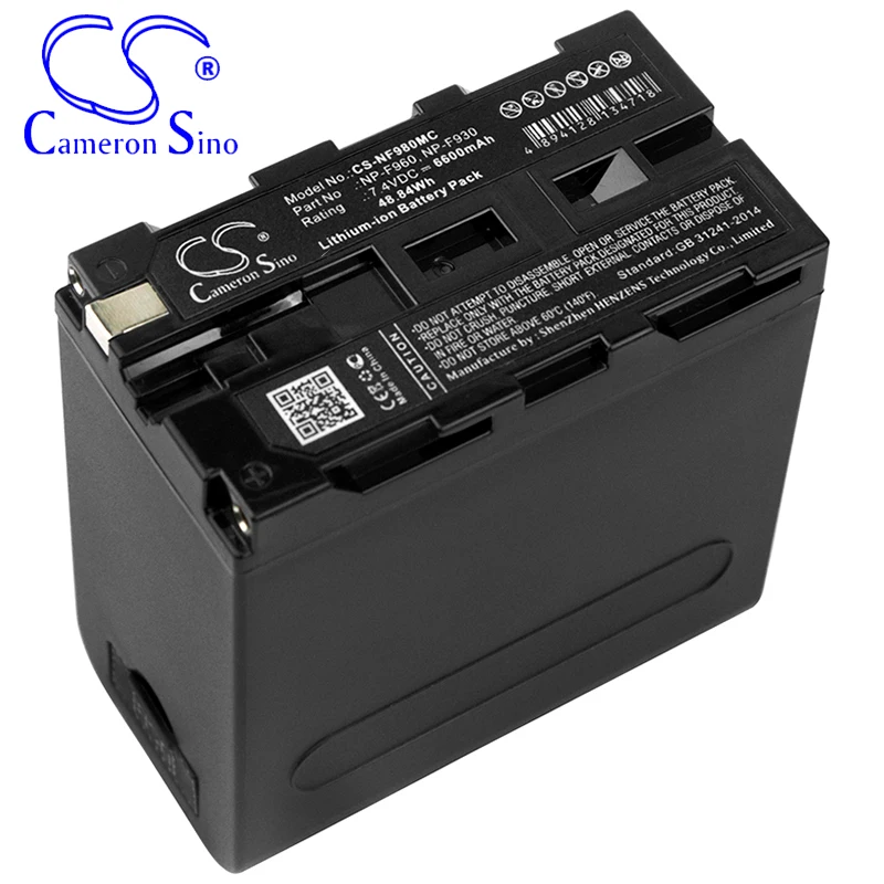 CameronSino Battery for Sony TRV56E DCR-TRV120E CCD-TR3000E CCD-TRV66 DCR-TRV7 fits Sony NP-F930 XL-B2 Digital camera Batteries