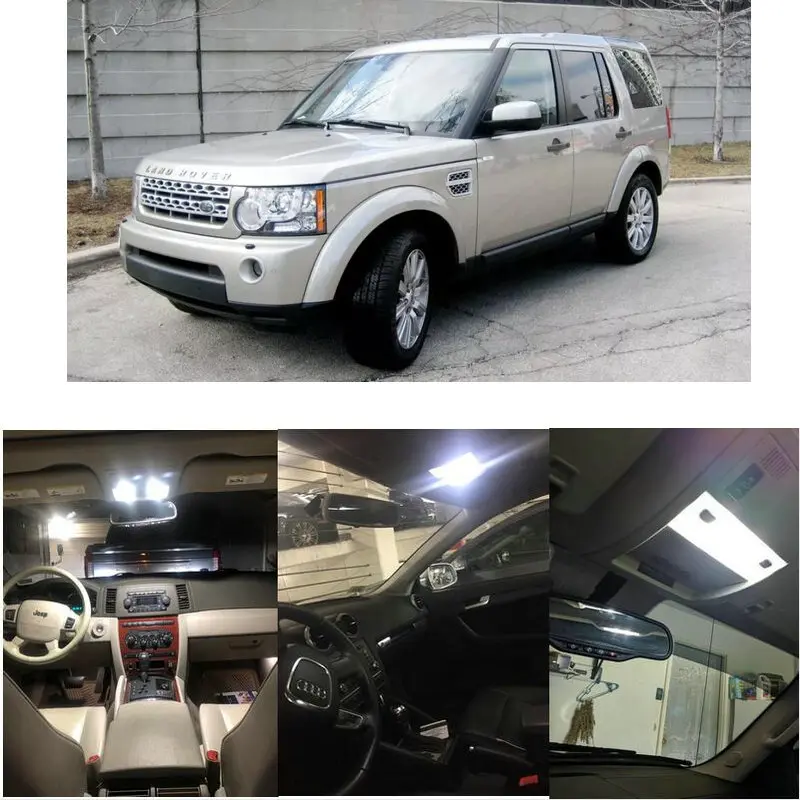 

Внутренние светодиодные лампы для 2012 Land Rover LR2 LR4 Range Rover белые светодиодные лампы для интерьера