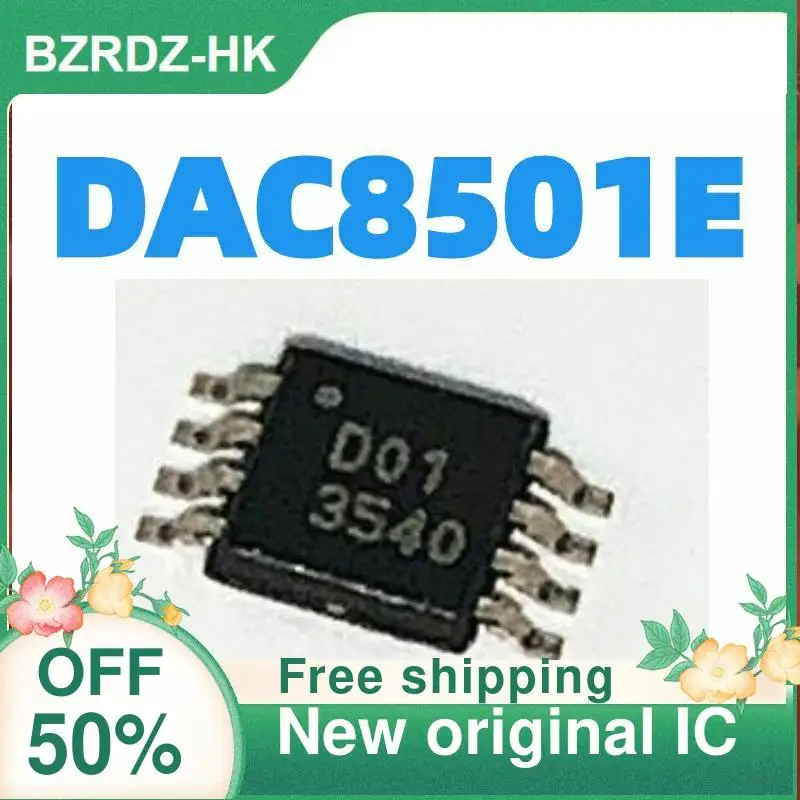 5PCS1 DAC8501E DAC8501 D01 MSOP-8 IC ดั้งเดิมใหม่