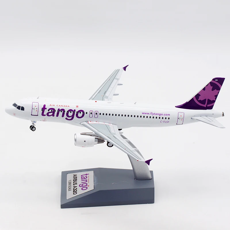 Diecast 1/200 Scale A320 C-FLSF Canada Tango Air Airline Aircraft  320 Plane Model Airplanes Collection Show Model Toys