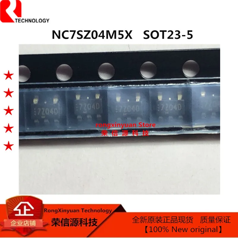 NC7SZ04M5X  Marking: 7Z04D  7Z04 SOT23-5 NC7SZ04M5 NC7SZ04  TinyLogic UHS Inverter 100% New original
