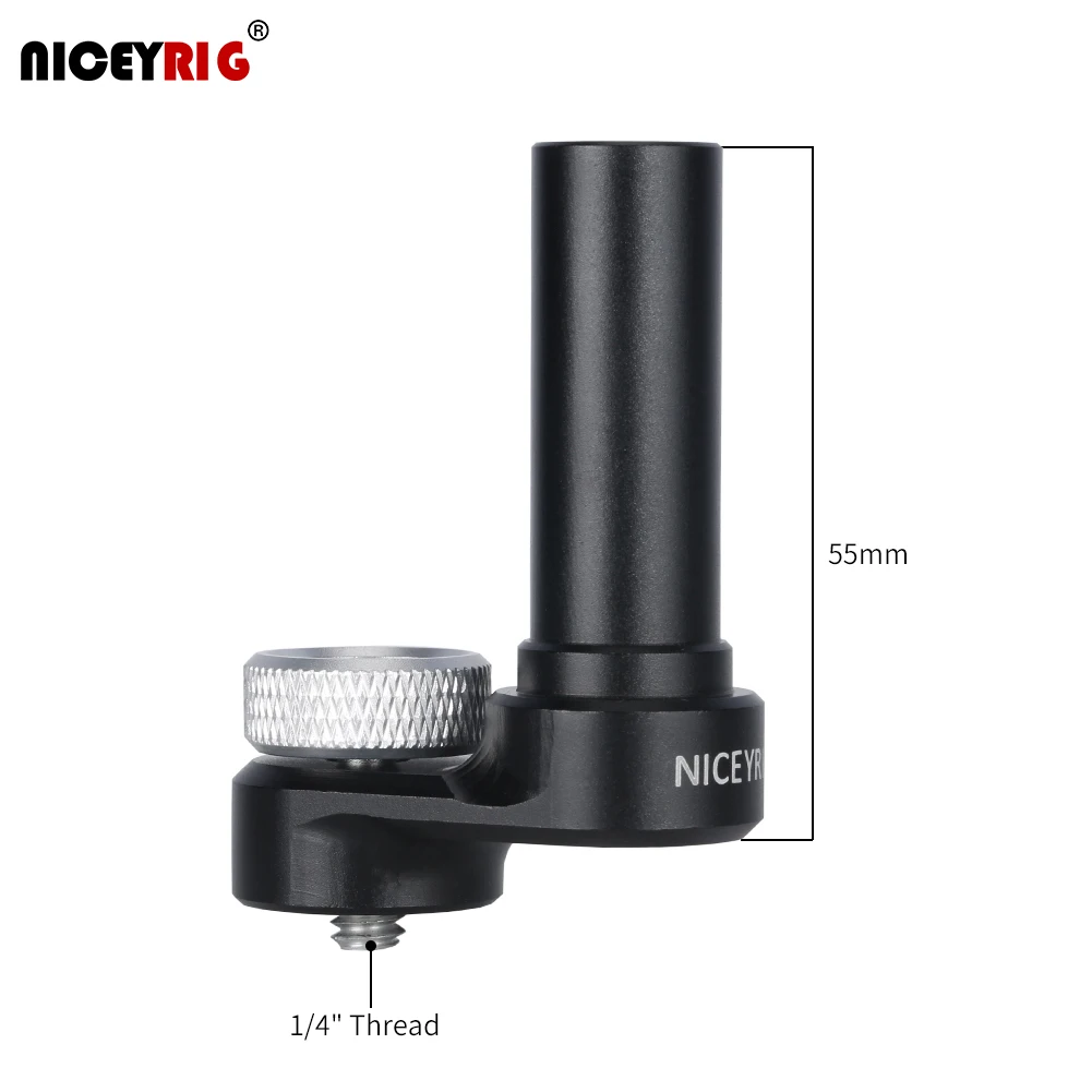 Niceyrig Monitor LED Adapter przedłużający do montażu na ekranie Pręt 15 mm do Sony FX6/Sony FS5