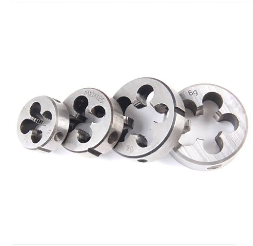 

Round Die Round Die Tap DieM5*0.5/M6/M6*0.75/M6*0.5/M7/M7*0.75 Right Hand Thread Die Metric Machine Screw Die Hand Tool