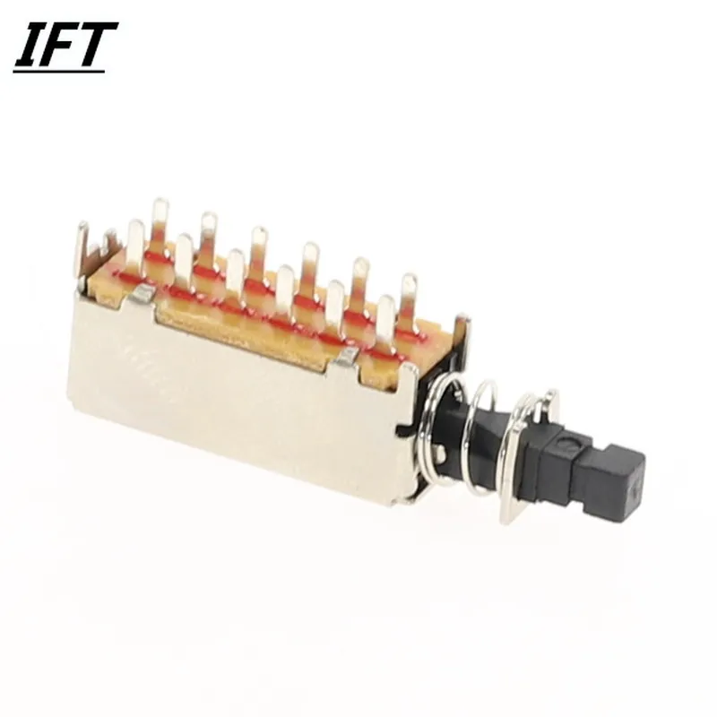 10Pcs KA03- Key Switch Direct Key Power Switch Set Top Box Promotion Self locking Switch Unlocking PS-42F42