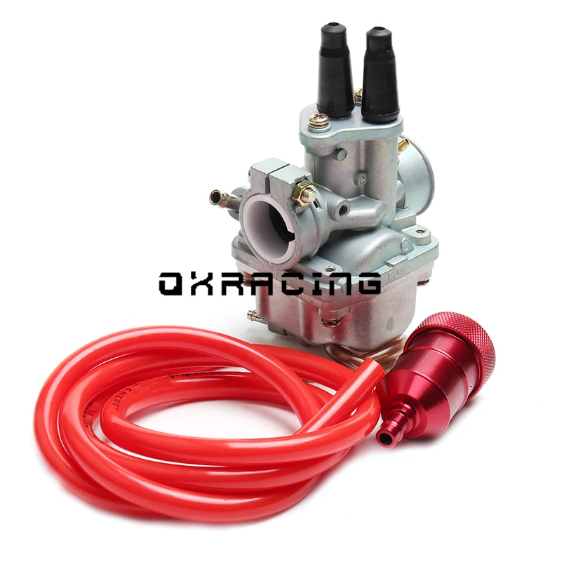 Motorcycle Carburetor Carb with Oil filter with Gasoline tube Fit for YAMAHA PW PY V 80 PW80 PY80 V80 ATV Dirt Bike Motorcross