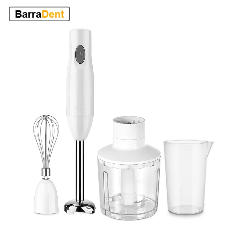 

4in1 150W Electric Hand Blender Stick Food Mixer Grinder Egg Beater Fruit Whisk 600ml For Baby food Milkshake Meat Juicing