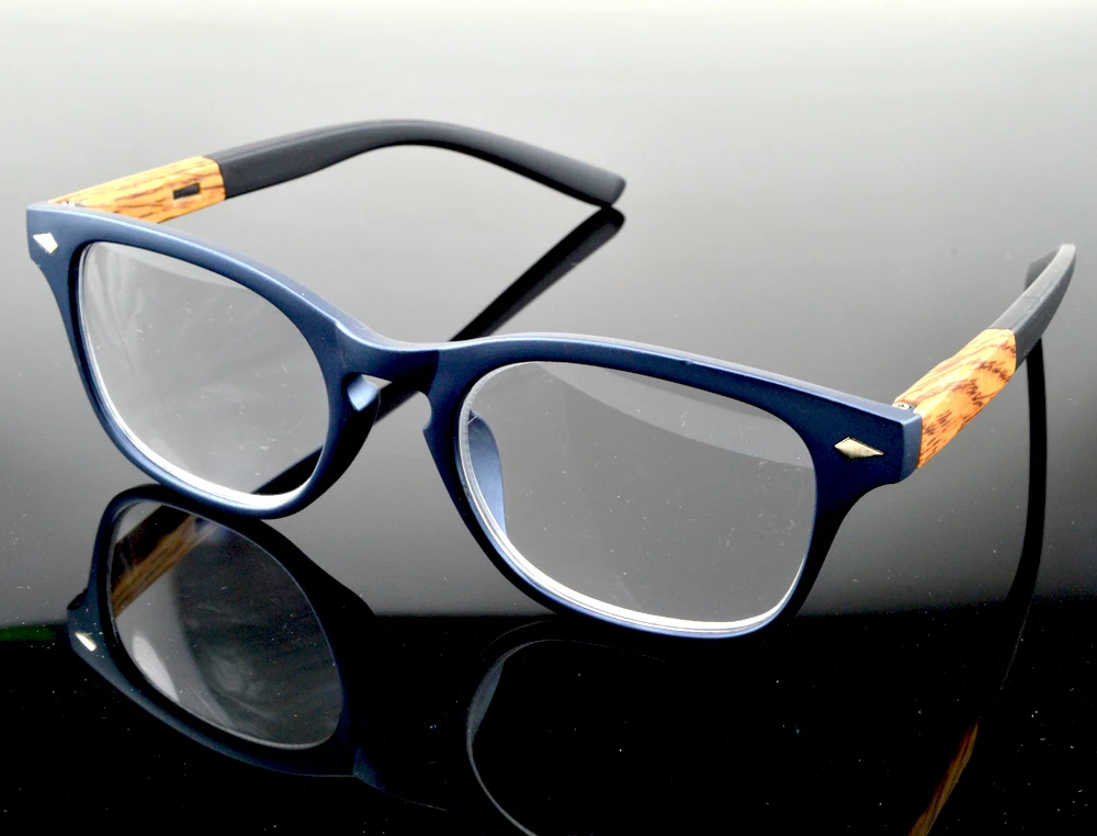 

Luxury 2021 Classic Retro Wood Grain Frame Anti-fatigue Lens Fashion Reading Glasses +0.75 +1 +1.25 +1.5 +1.75 To +4