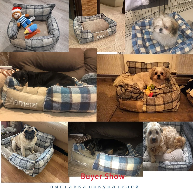 Big Dog Bed Removable Pet Sofa Bed For Small Medium Big Dogs Washable Cat House Mats Soft Pet Sleeping Beds Dog Accessories 5