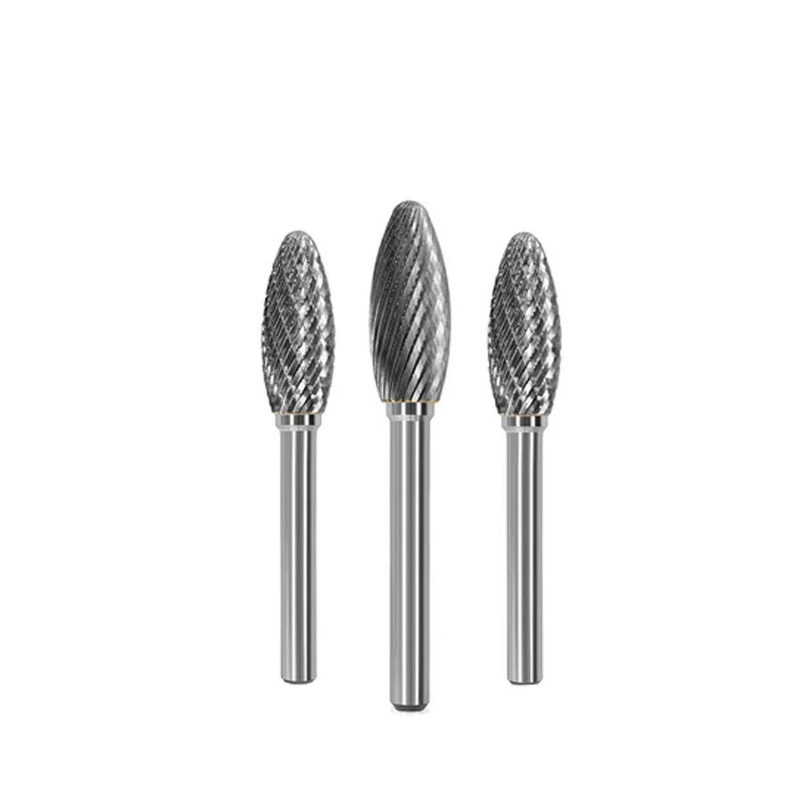 H0820M06 HX1232M06 Cemented Carbide Rotary File Tungsten Steel Metal Milling Cutter Engraving Professional Grinding Head Tools