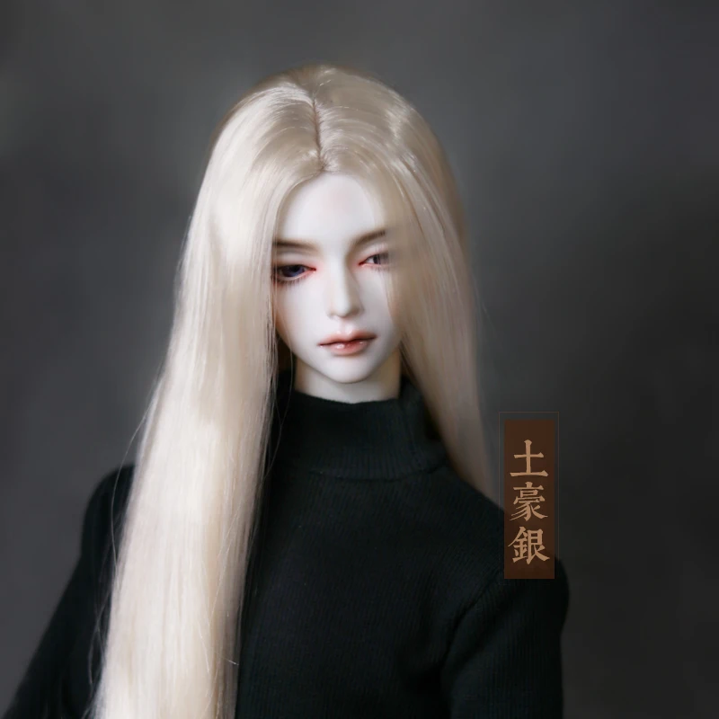 BJD wig night Luoli baby milk silk PP silk wig 1 / 3 1 / 4 1 / 6 baby uncle Zhongfen boy and girl in stock