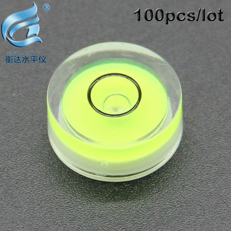 Acrylic Horizontal Bubble Portable Level Bubble High Precision Horizontal Bead (100pieces/Lot) Size 15*6mm