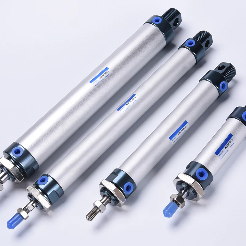 Airtac Type Cylinder MAL Series Aluminum Alloy Mini Cylinder MAL16x25 16x50 16x100 16x150 16x200 16x250 16x300 16x400