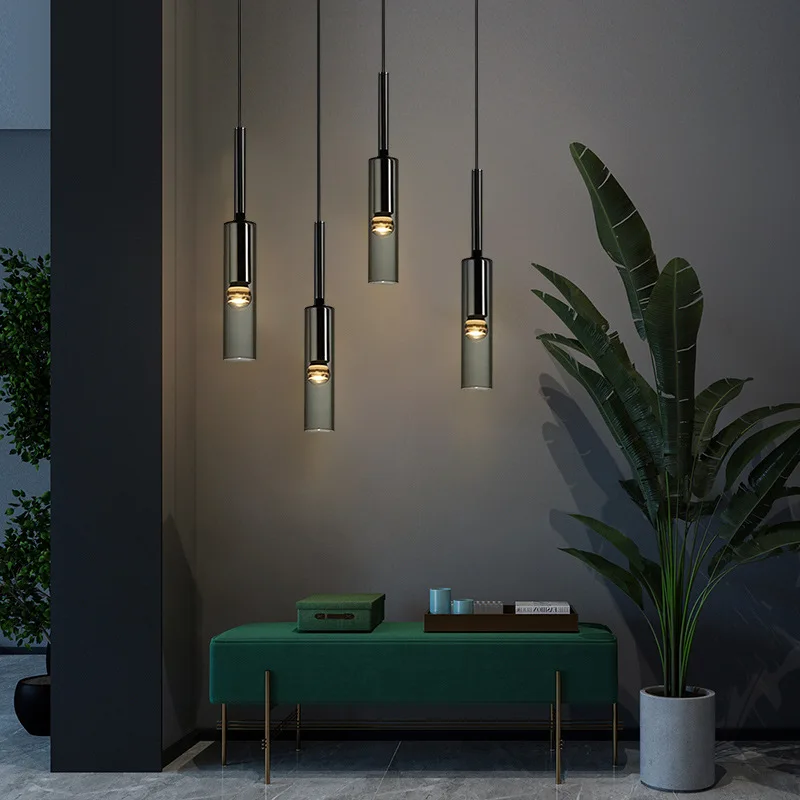 Modern Pendant Light Luxury Fixture Glass Nordic Restaurant Living Room Hanging Bar Counter Decor Bedroom Bedside Kitchen Lamp