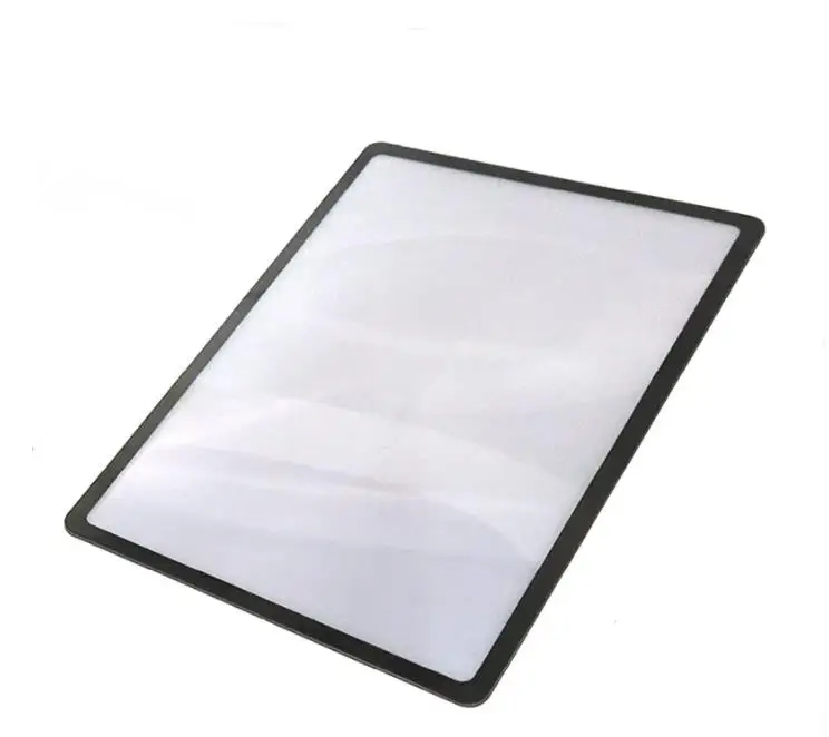 180X120mm Convinient A5 Flat PVC Magnifier Sheet X3 Book Page Magnification Magnifying Reading Glass Lens  SN3866