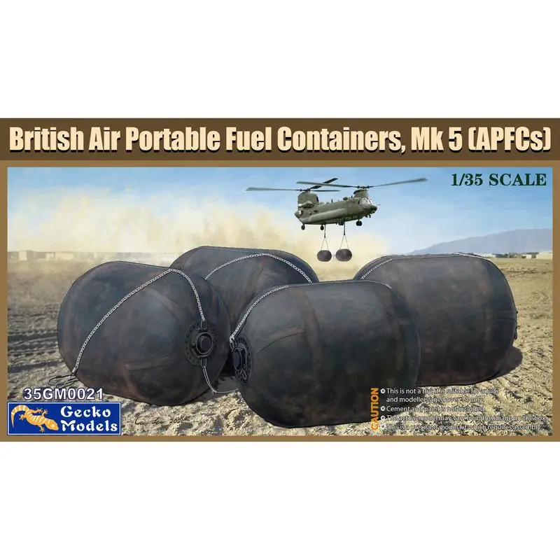 Gecko Models 35GM0021 1/35 British Air Portable Fuel Containers Mk5 (APFCs) - Scale Model Kit