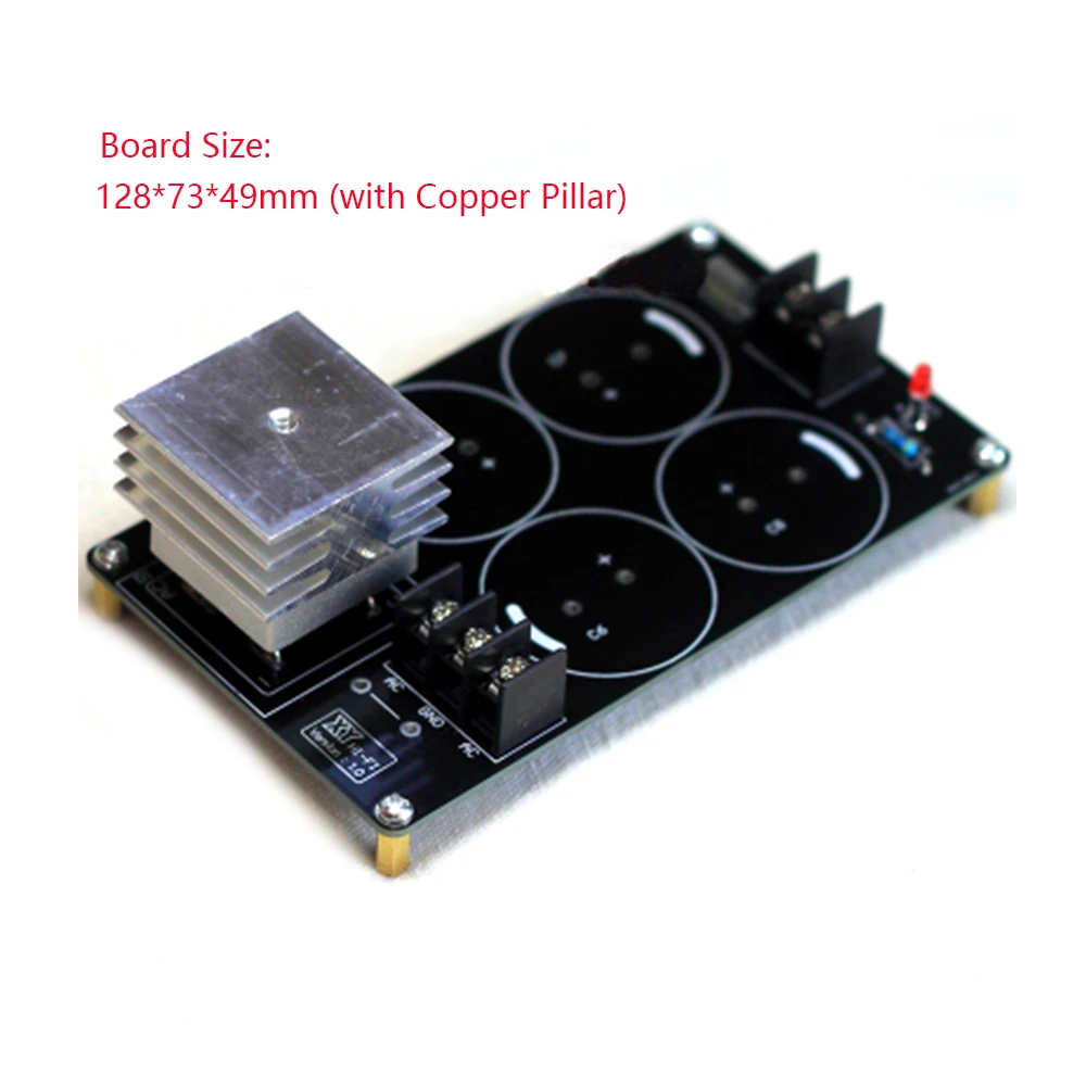 Single Power Supply High Current Rectifier Filter Board Finished Board Fever Suitable for Car Class A 1969 Power Amplifier Board