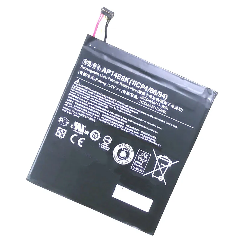 Westrock AP14E8K (1ICP4/86/94) 3520mAh Battery for Acer Iconia One 7 B1-750 KT.0010G.007 Tablet PAD