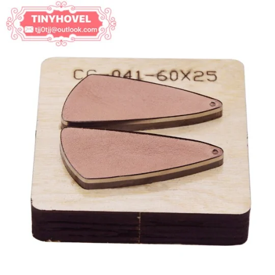 Leaf Teardrop Earrings Cutting Dies Wooden die cut scrapbooking for Leather,for Common Leather Cutting, Big Shot Machine B064